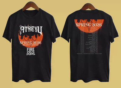 ATREYU New Tour The End is Not the End T-shirt Full Size S-5XL 2-sides QT1791