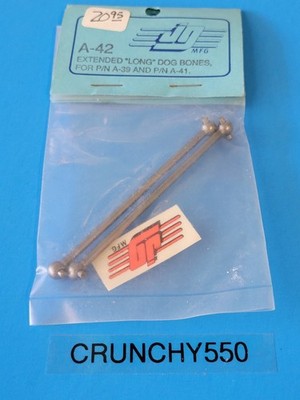 JG Mfg. A-42 Extended Long Dog Bones RC10T Vintage RC Part