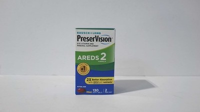 Bausch + Lomb PreserVision AREDS 2 Formula 130 softgels - NEW - EXP 2027