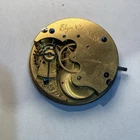 Elgin 6s Gilt Gold Antique Pocket Watch Hunter Movement Runs 149