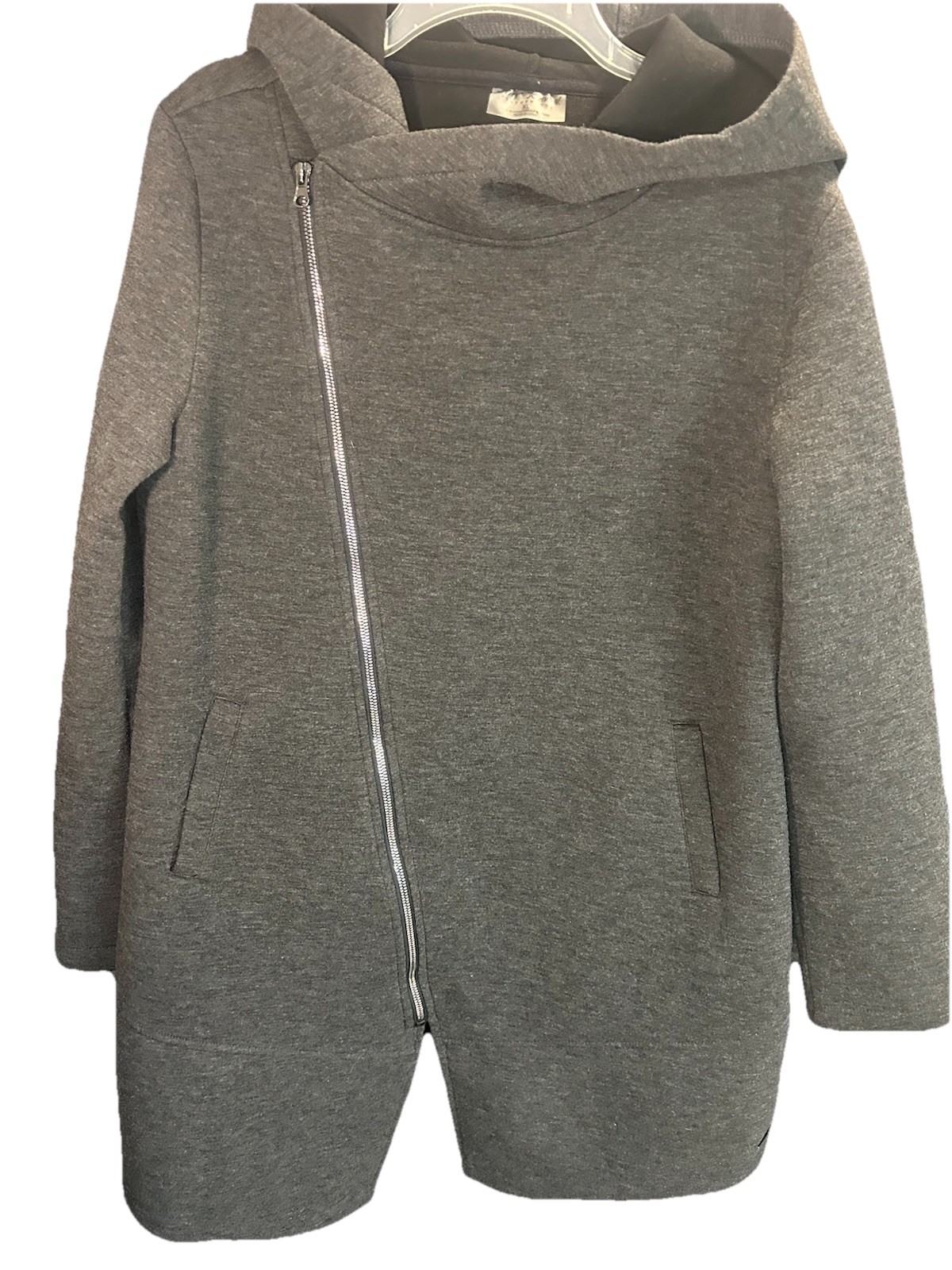 Betsy Johnson Performance Dark Gray Asymmetrical … - image 1