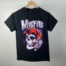 OFFICIAL Misfits Metal Punk Grunge Skull T Shirt Size Small Big Graphic