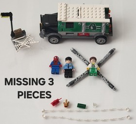 LEGO Lot Marvel Spider-Man 76016, 76004, 76015, Super Heroes- Iron Man 76006