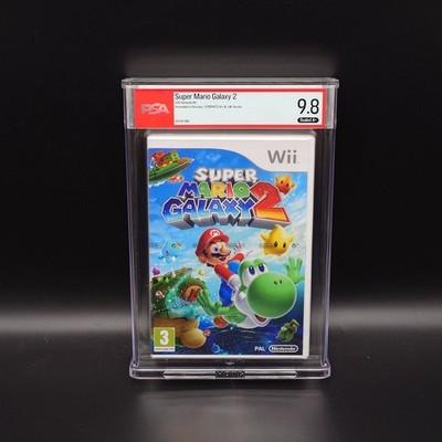 PSA 9.8 A+ Super Mario Galaxy 2 Wii Pal UK Factory Sealed New Nintendo Graded