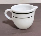 Vintage Corning Pyrex Creamer Double Green Stripe Restaurant Ware