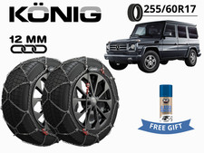 Konig Schneeketten XG12PRO 12mm 255/60R17 Für Mercedes G Klasse mit Tasche Konig Schneeketten XG12PRO 12mm 255/60R17 Für Mercedes G Klasse mit Tasche