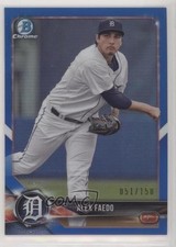 2018 Bowman Chrome Prospects Blue Refractor 51/150 Alex Faedo #BCP124 gx1