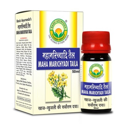 Basic Ayurveda Maha Marichyadi Taila 50 ml Packung Aus 6