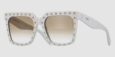 Celine CL4055IS Women's White Studded Square Sunglasses Shades 55-18-145