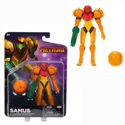 Metroid Actionfigur Samus im Varia Suit mit Morph Ball 10cm Official Nintendo