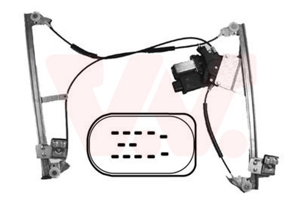 Fensterheber VAN Wezel 5825261 FüR VW Polo 6N2 16V TDI GTI SDI-image
