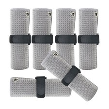 IFWIND 6 Pcs Golf Towels,13" X 13",Microfiber Waffle Pattern 13" X 13", Gray