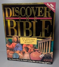 big box Discover the Bible PC CD-ROM 1999 Nelson disc is sealed