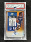 2020-21 Contenders Optic Tyrese Maxey Variation Orange Auto RC /25 PSA 10/10