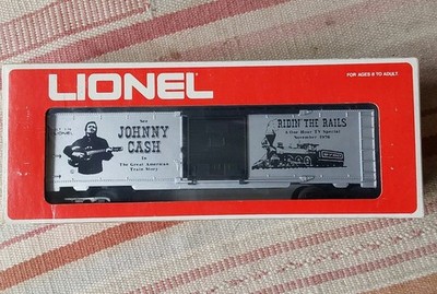 Vintage 1976 Lionel Johnny Cash Boxcar Riding the Rails Train NIB + Clippings
