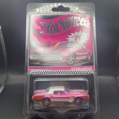 Hot Wheels Exclusive Rlc Custom Cadillac El Dorado Pink and White 2021 