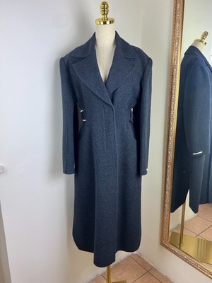 Sportmax Max Mara Virgin Wool Cashmere Coat 38DE/42IT