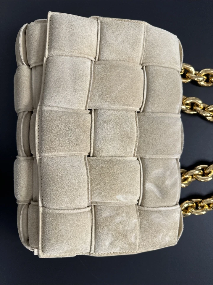 Bottega Veneta - Padded Chain Cassette Schultertasche Beige - ECHT & TOP - Bild 2 von 4