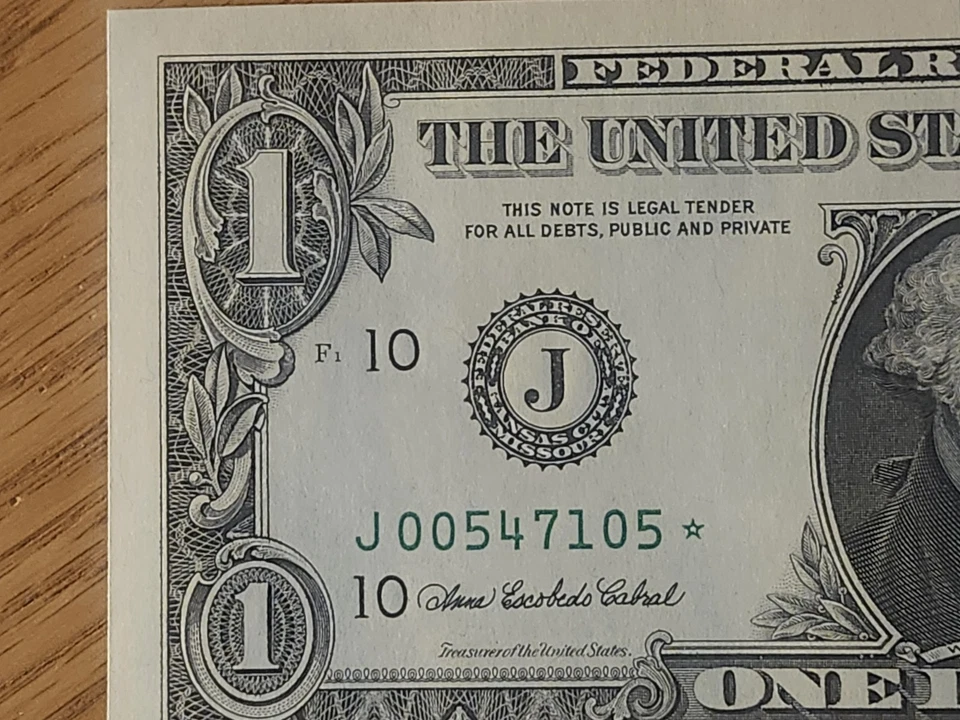 2003A $1 "STAR NOTE" KANSAS CITY UNC/GEM J00547105* 00 START 2 OF 3 CONS SER - Image 3 of 4