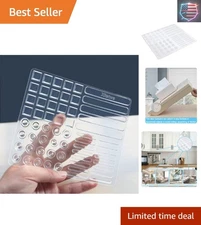 Clear Soft Rubber Bumper Pads - 61 PCS Noise Dampening & Anti-Scratch Protection