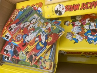 Approximately 200 MICKEY MOUSE Booklets 1990s in Collection Folders (with inserts) [9997B]