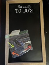 Magnetic Chalkboard with Four Magnets