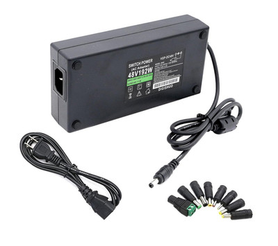 DC 48V 4A 192W Power Supply Adapter Transformer Switch AC 110V/240V to DC 48V 4A