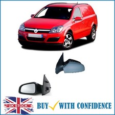 Door Wing Mirror Manual Primed Passenger Side Fits Vauxhall Astra Van 2006-2009