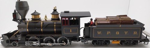 Locomotora de vapor y licitadora LGB 26182 W P & Y R 2-6-0 Mogul #1 EX | Condition: Used