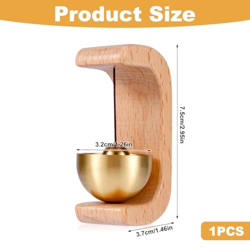 Shopkeepers Bell for Door Opening, Magnetic Shopkeepers Bell Cute Door Wind - Photo 2/6