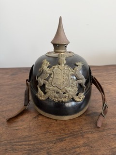 pickelhaube ww1 german helmet Antique