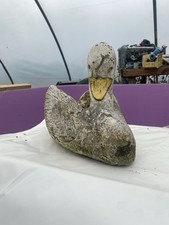 Stone Swan Planter- Used