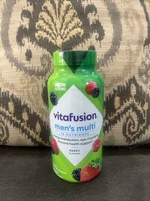 Vitafusion Men s Multivitamin Gummies 220 Ct Daily Health Support- Berry flavor
