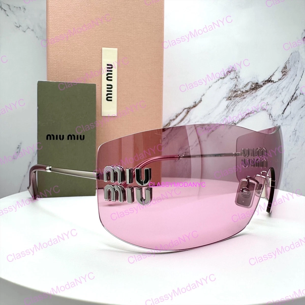 Designer Sunglasses Pink Miu Miu for Women for sale | eBay