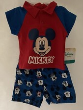 Disney Mickey Mouse 2Pc Shorts Set