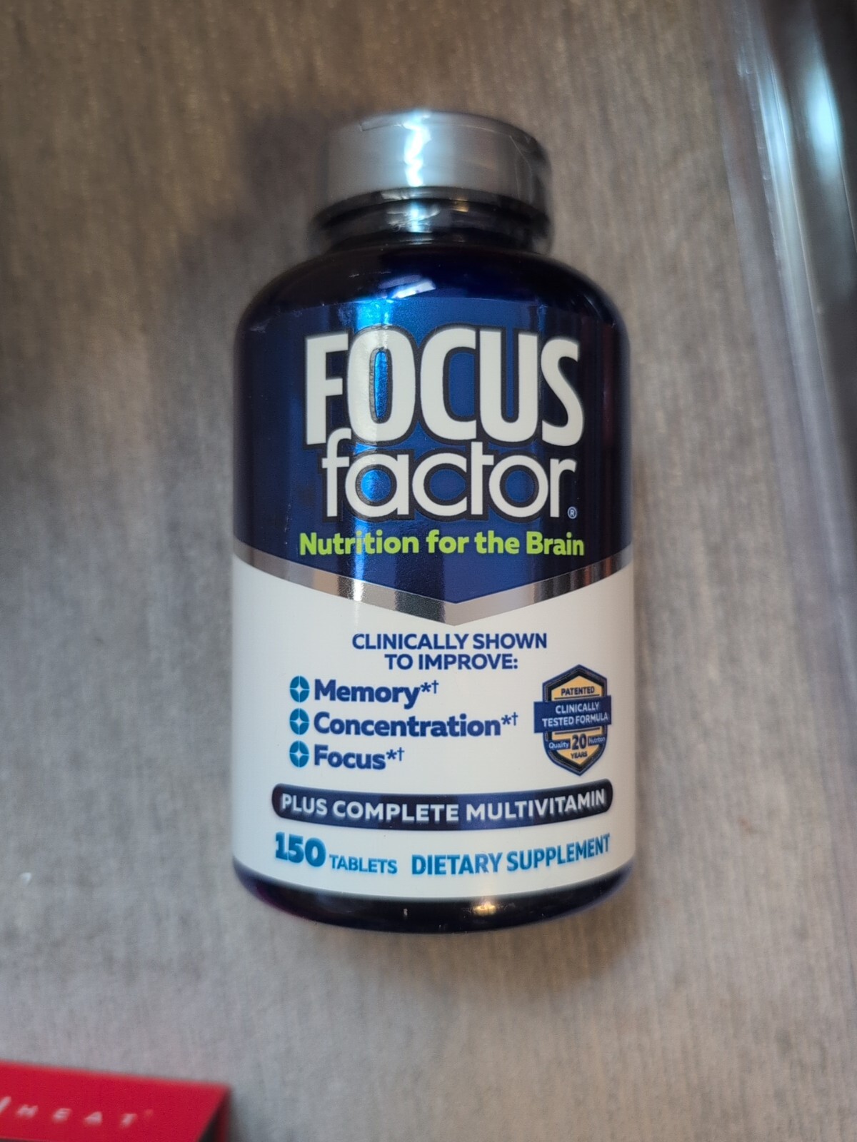 Focus Factor 466022 Brain Supplement - 150 Tablets