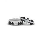 2CT Round Simulated Diamond Bridal Set Batman Ring Real 925 White SterlingSilver