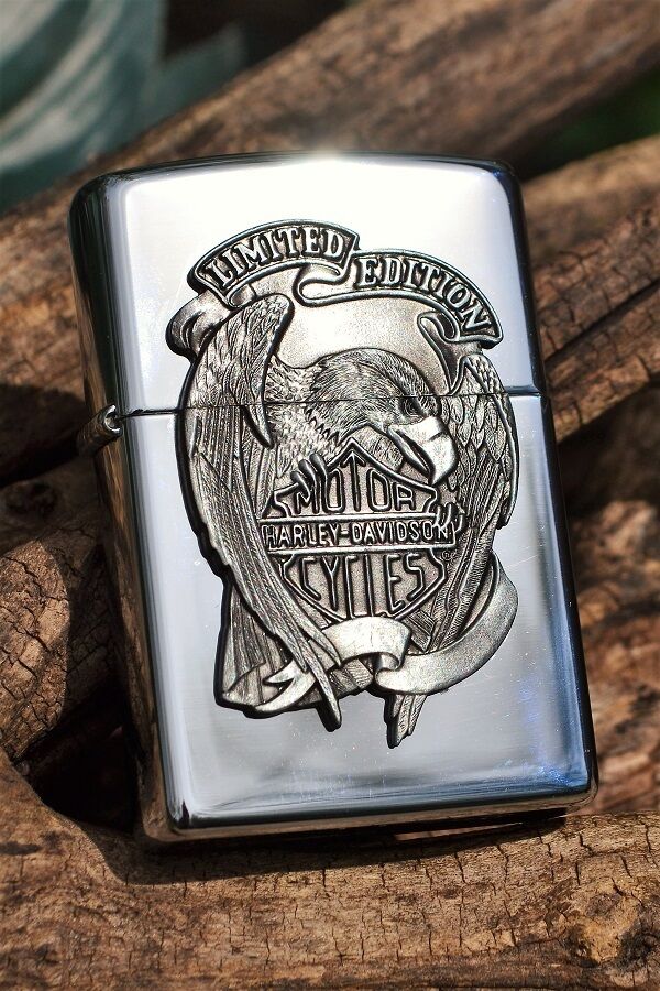 Zippo Lighter - Harley Davidson - Limited Edition - Rare - Barrett-Smythe -  1994