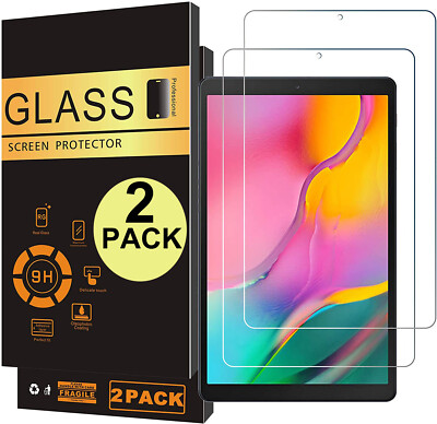 2-Pack Tempered Glass Screen Protector for Samsung Galaxy Tab A 10.1'' T510