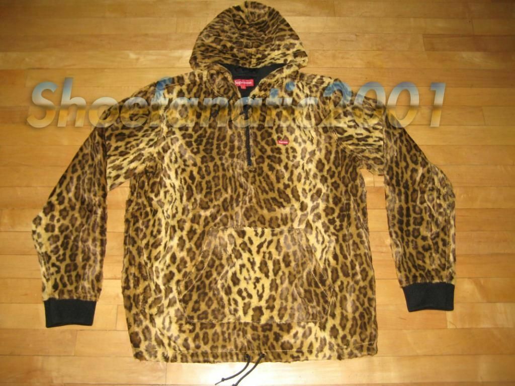 Supreme Leopard Spot Faux Fur Jacket Brown Box Logo Vintage Supreme Leopard Spot Faux Fur Jacket Brown Box Logo Vintage