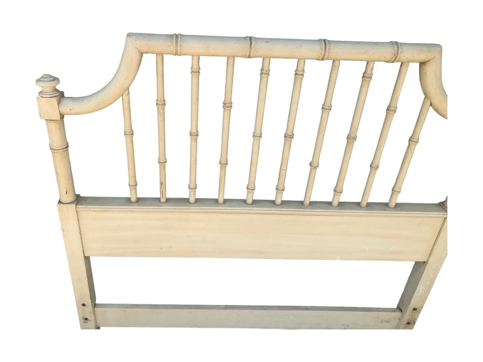 Cabecero Thomasville Tamaño Doble Imitación Bambú Coastal Regency Glam Foto 3 de 4