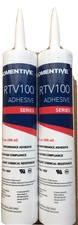 2x Momentive RTV 100 Silicone One Part Translucent 300 Ml 10.1 Chaulking Tube