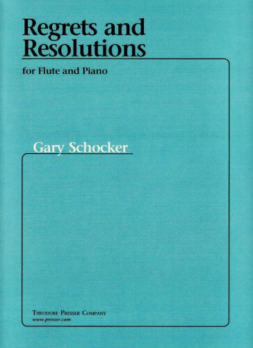 Schocker - Regrets And Resolutions Flute/piano: For Flute And Piano [Softcover]