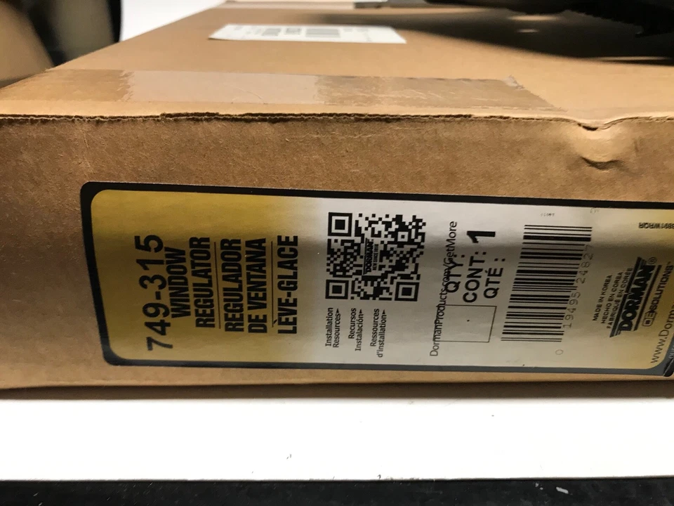 Regulador de ventana delantero derecho OEM Dorman 749-315 se adapta a 01-06 Hyundai Santa Fe Foto 4 de 4