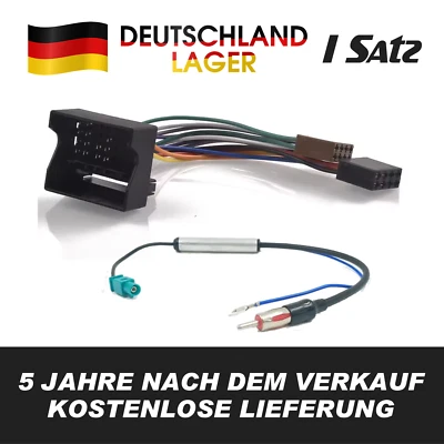 AUDIOPROJECT Auto Radio Adapter Kabel Set Quadlock Fakra DIN Antennen Für VW Audi Skoda SEAT