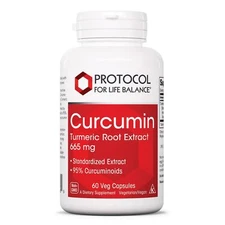 Protocol Curcumin Turmeric Root Extract - 95% Standardized Curcuminoids - 665...