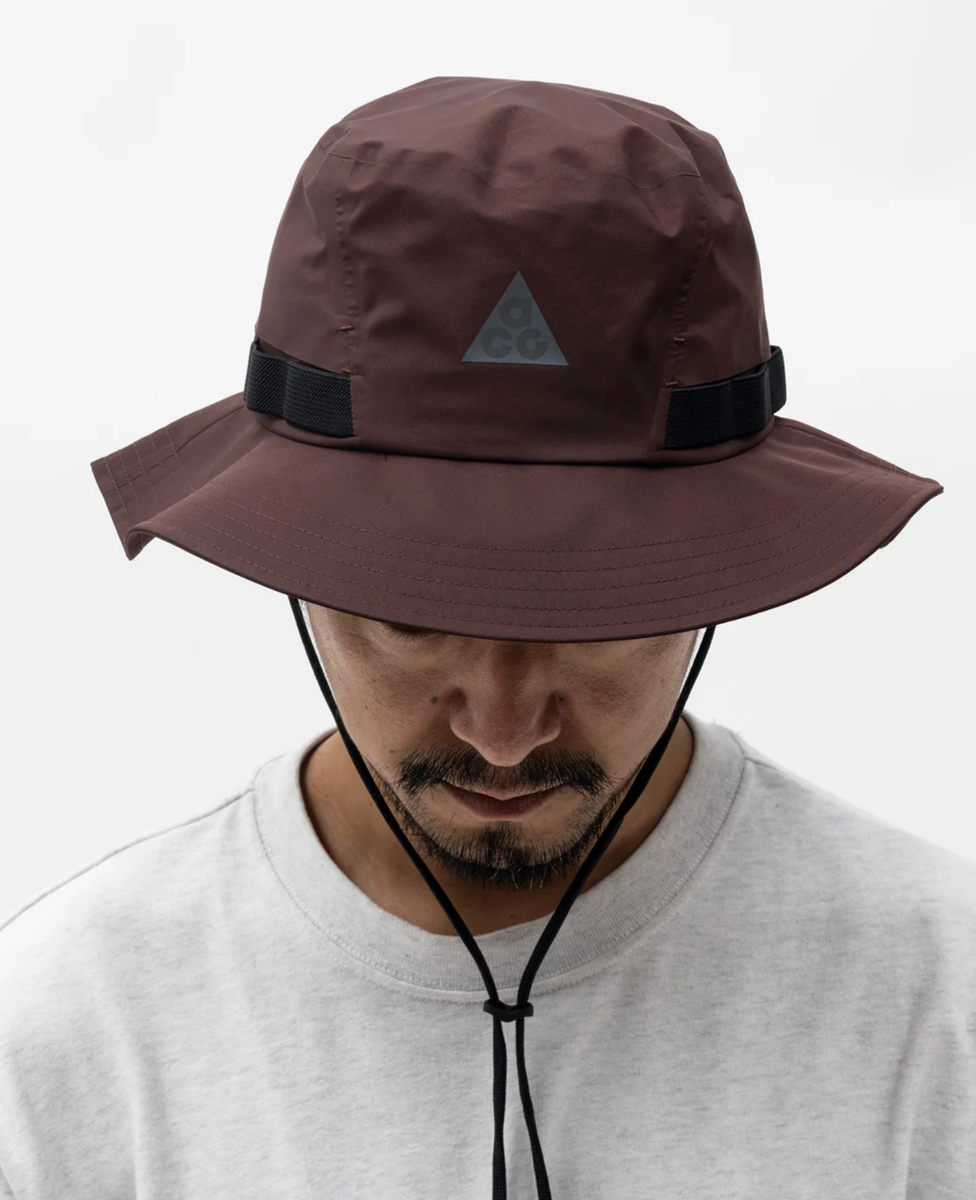 Nike ACG Gore Tex Apex Bucket Hat Earth Brown Unisex Small Nike ACG Gore Tex Apex Bucket Hat Earth Brown Unisex Small
