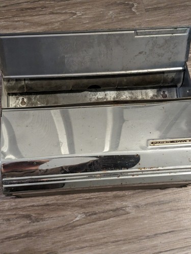 Vintage Lincoln Beautyware Chrome Dispenser for Foil, Wax Paper, & Paper Towel - Picture 12 of 24