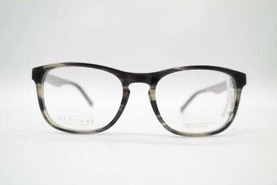 Heritage HEDM14 Grau Oval Brille Brillengestell eyeglasses Neu