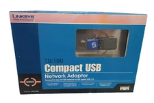 Linksys 10/100 Compact USB Network Adapter Brand Model USB 100m New Sealed